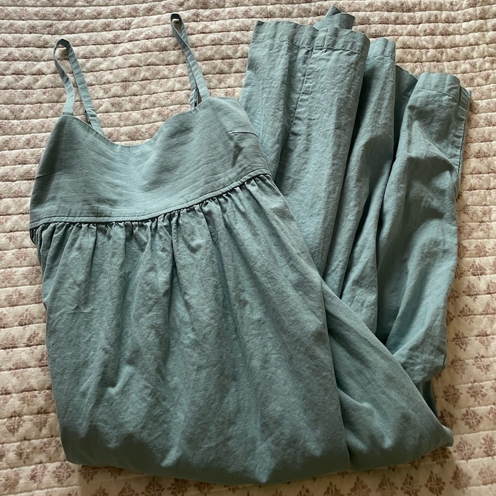 Uniqlo Linen Maxi Dress